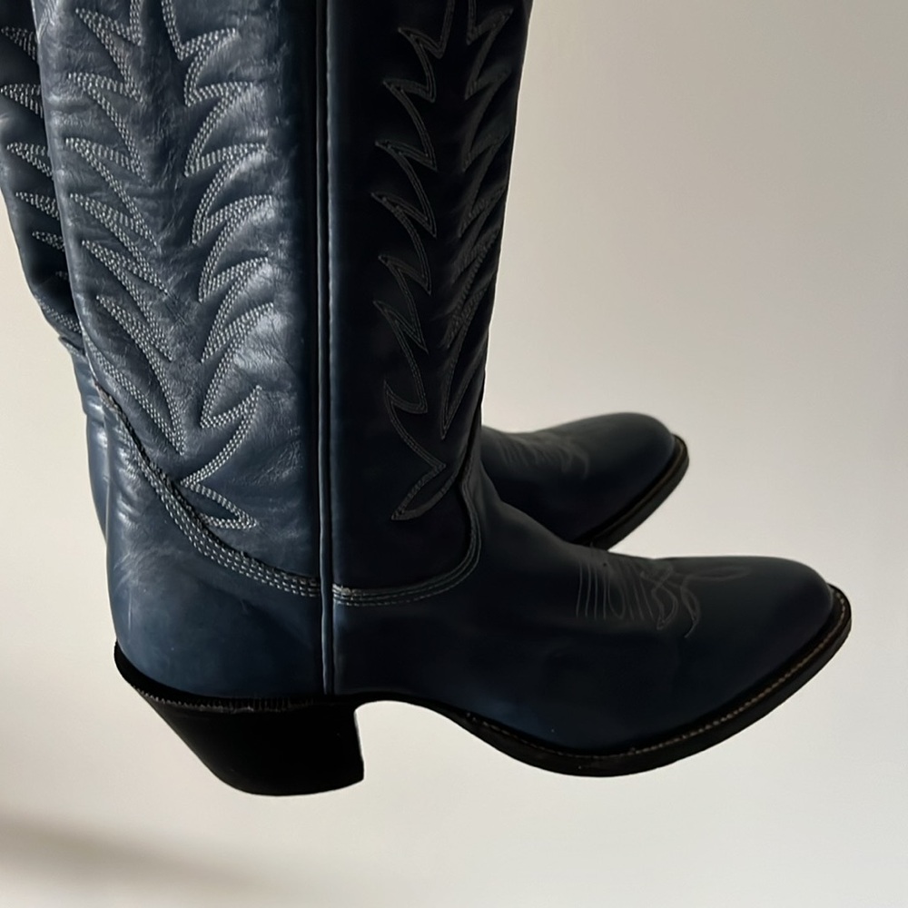 Rare Vintage Cowboy Boots- Blue - Picture 13 of 15